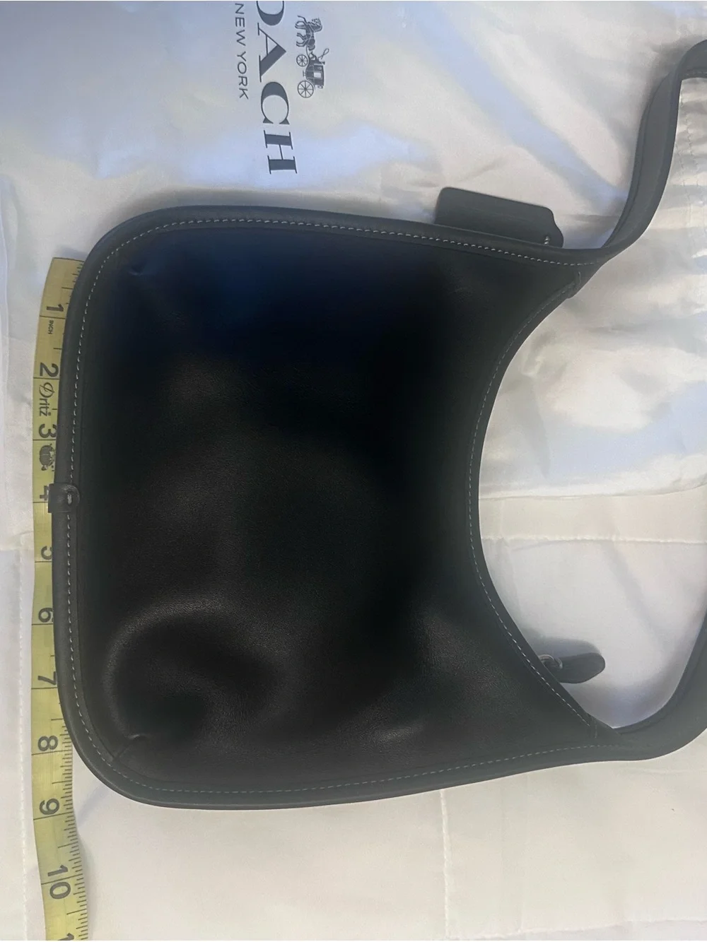 Coach Curve Zip Bag in Black